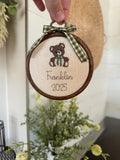 Teddy Name Hoop