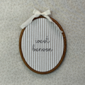 Custom Embroidered Name Hoop